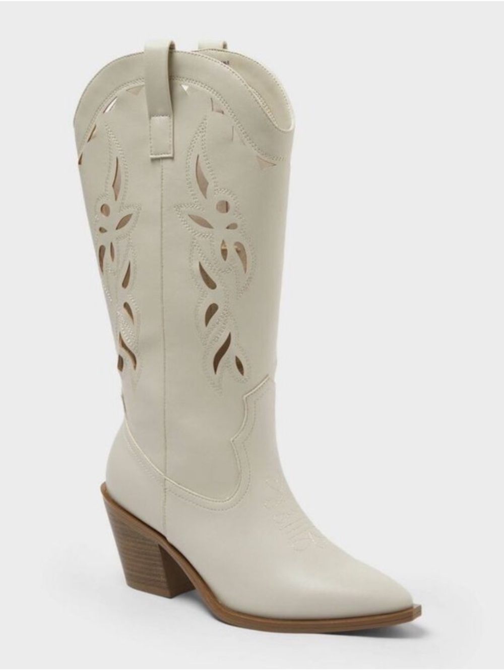 TIANA Western Boots with Memory Foam Insole - Universal Thread Cream 6.5 NWT